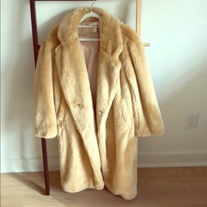 H&M faux fur coat
